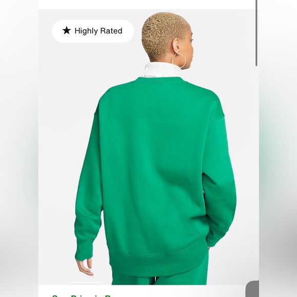 Womens nike oversized crew neck sweatshirt - Picture 4 of 4